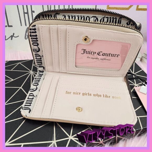 NWT Chic Organizer: {Juicy Couture} Beige Wallet, Multiple Pockets NWT - Picture 5 of 6